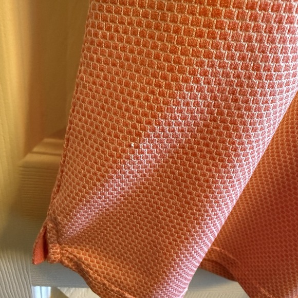 Pebble Beach Orange Short Sleeve Dry-Luxe Performance Golf Polo Top Womens Small - Picture 4 of 7